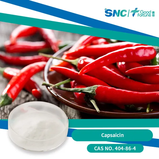 Pharmaceutical Grade Organic Chili Pepper Extract Capsaicin Powder for Topical Analgesics 
